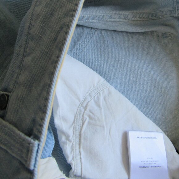 Women's Stella Mccartney Jeans Light Blue Straight Leg SZ 27,made in Italy - Picture 4 of 9
